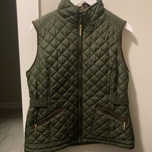 Green Quilted Vest